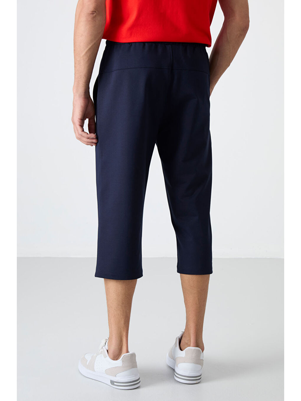 İndigo Ön Cep Detaylı Standart Kalıp Klasik Paça Erkek Kapri - 83092-4