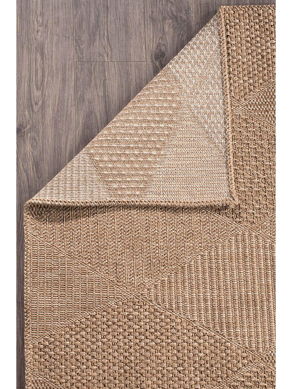 Bej Rusticana 3102 Naturel Jüt Halı Modern Örme Kilim-80x300-3