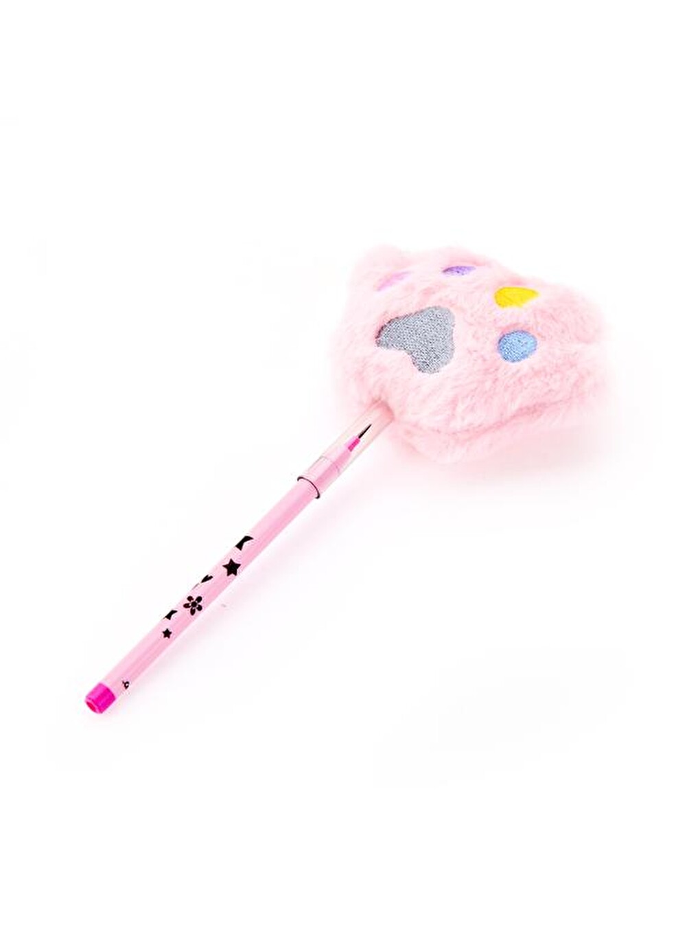 Pop-9115 Pelüş Pençe Başlıklı Geçmeli Kalem - Asorti - 23 Cm-3