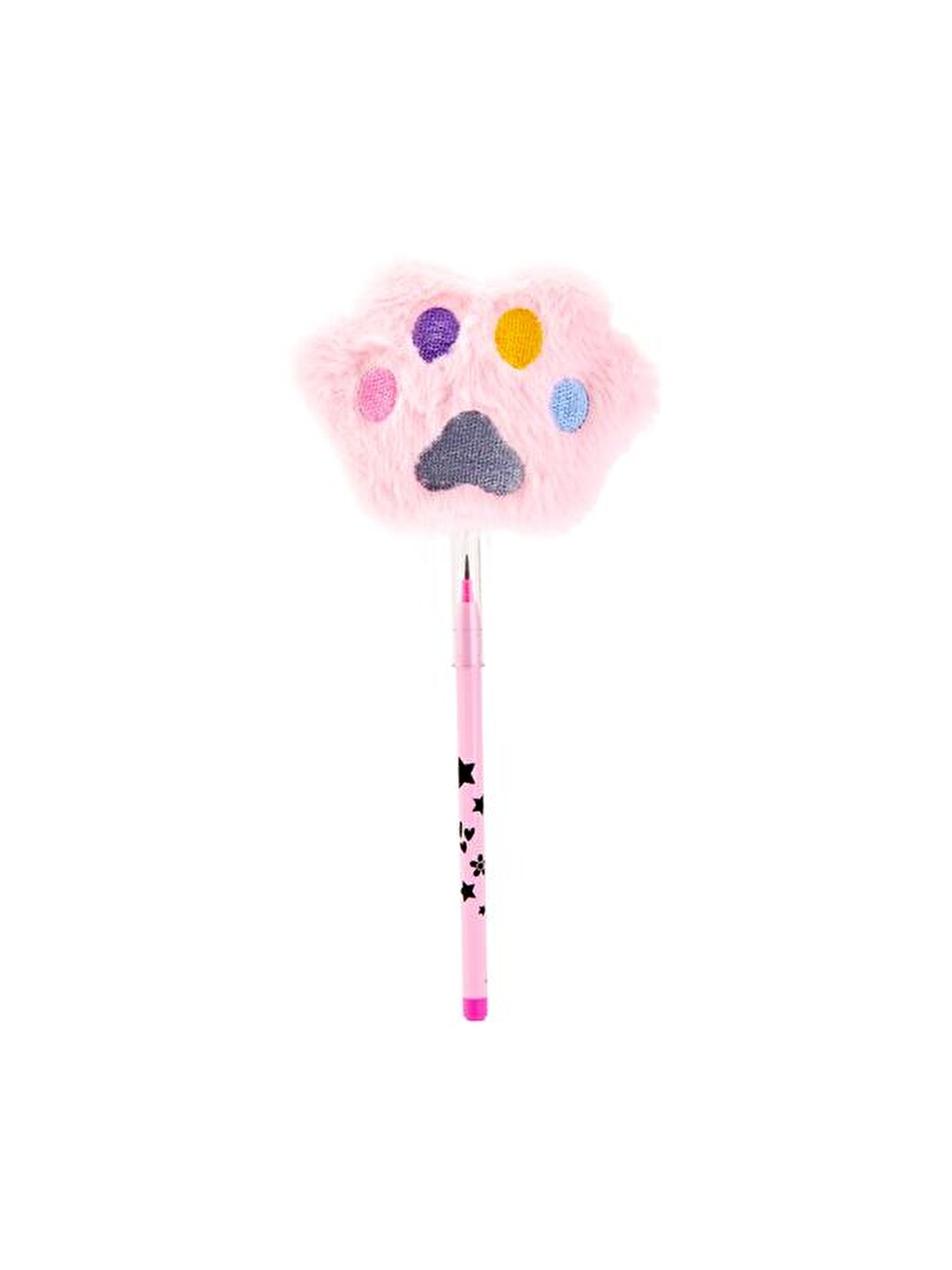 Pop-9115 Pelüş Pençe Başlıklı Geçmeli Kalem - Asorti - 23 Cm-4