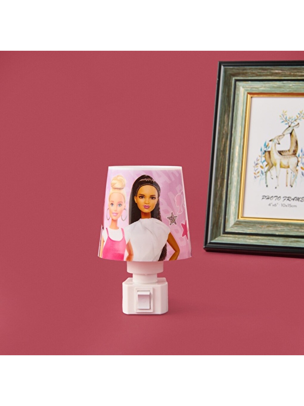 Barbie Abajur Gece Lambası - Pembe-2