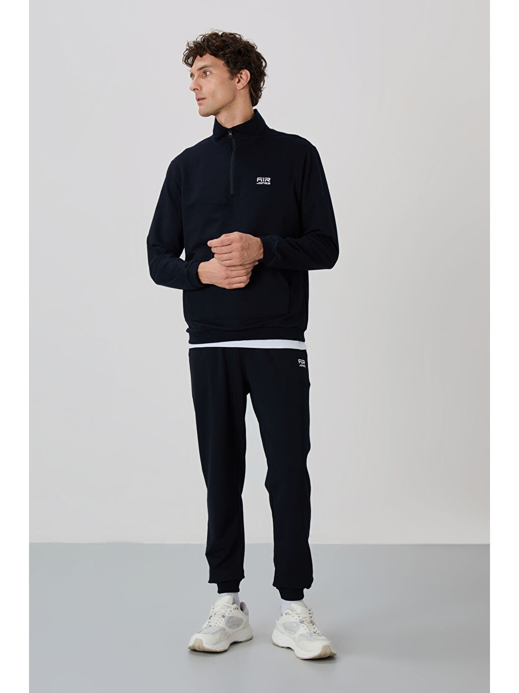 Herbert Lacivert  Dik Yaka Eşofman Takım - 85233-3