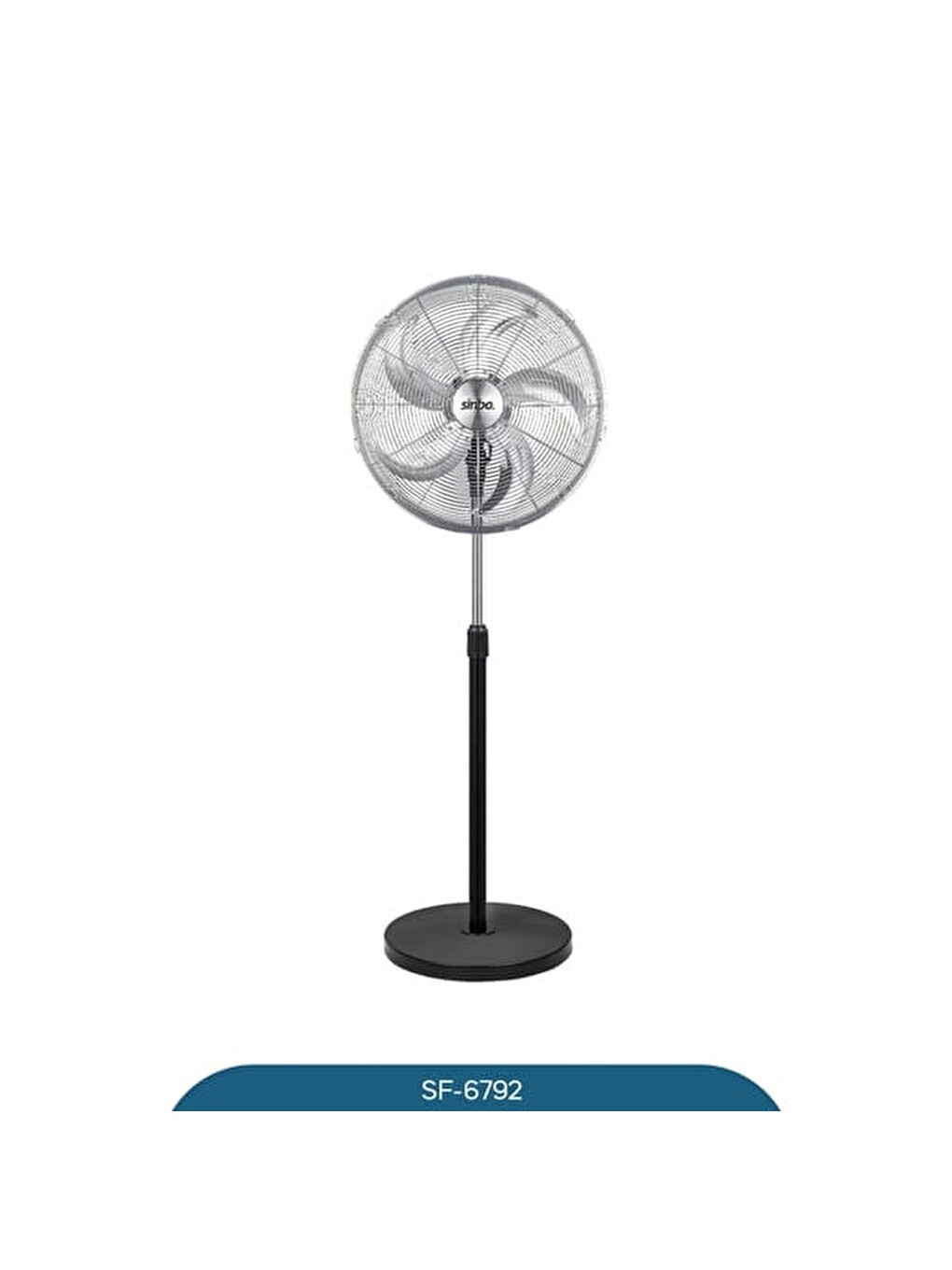Sf-6792 Ayaklı Vantilatör - Siyah - 130 Watt-1