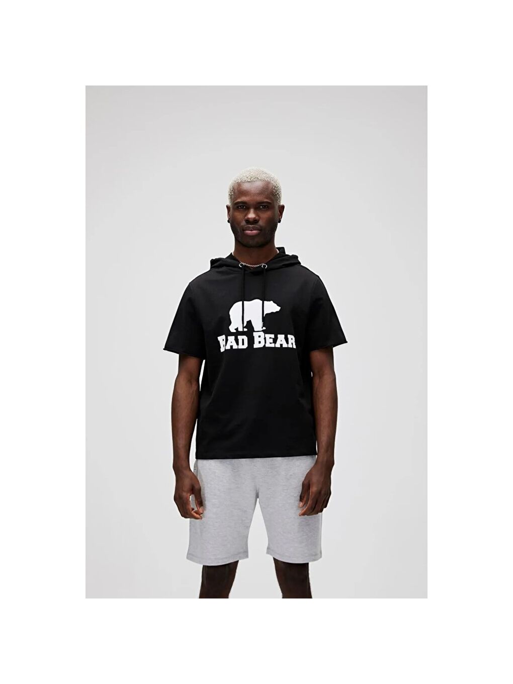 Bad Bear Practice Sleeveless Erkek Siyah Yuvarlak Yaka Sweatshirt