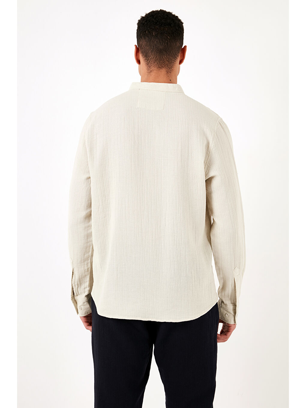 Bej Pamuklu Regular Fit Hakim Yaka Gömlek CF24S127702-5