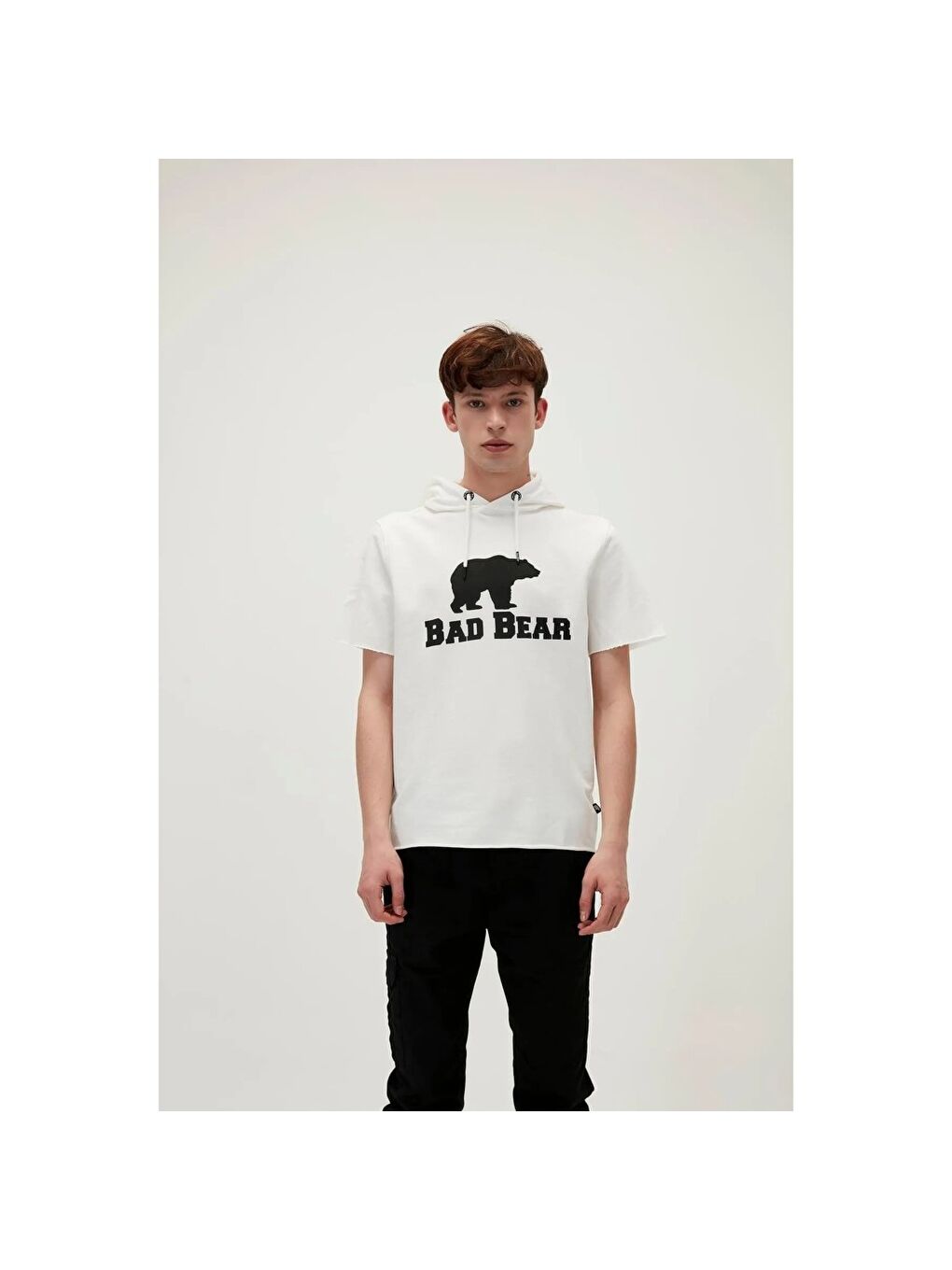 Bad Bear Practice Sleeveless Erkek Beyaz Yuvarlak Yaka Sweatshirt