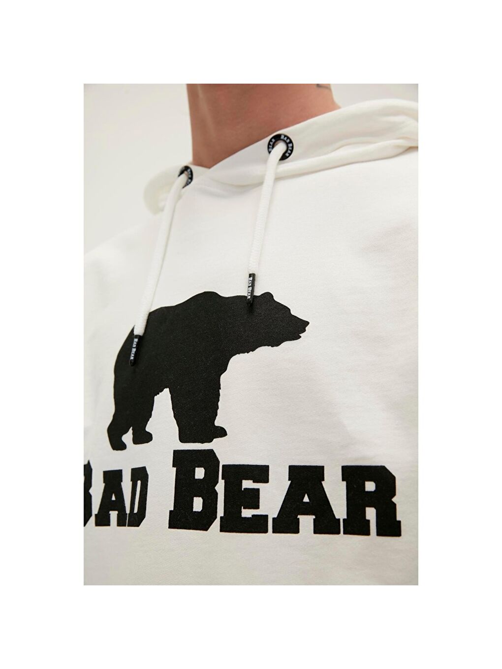 Bad Bear Practice Sleeveless Erkek Beyaz Yuvarlak Yaka Sweatshirt - 4