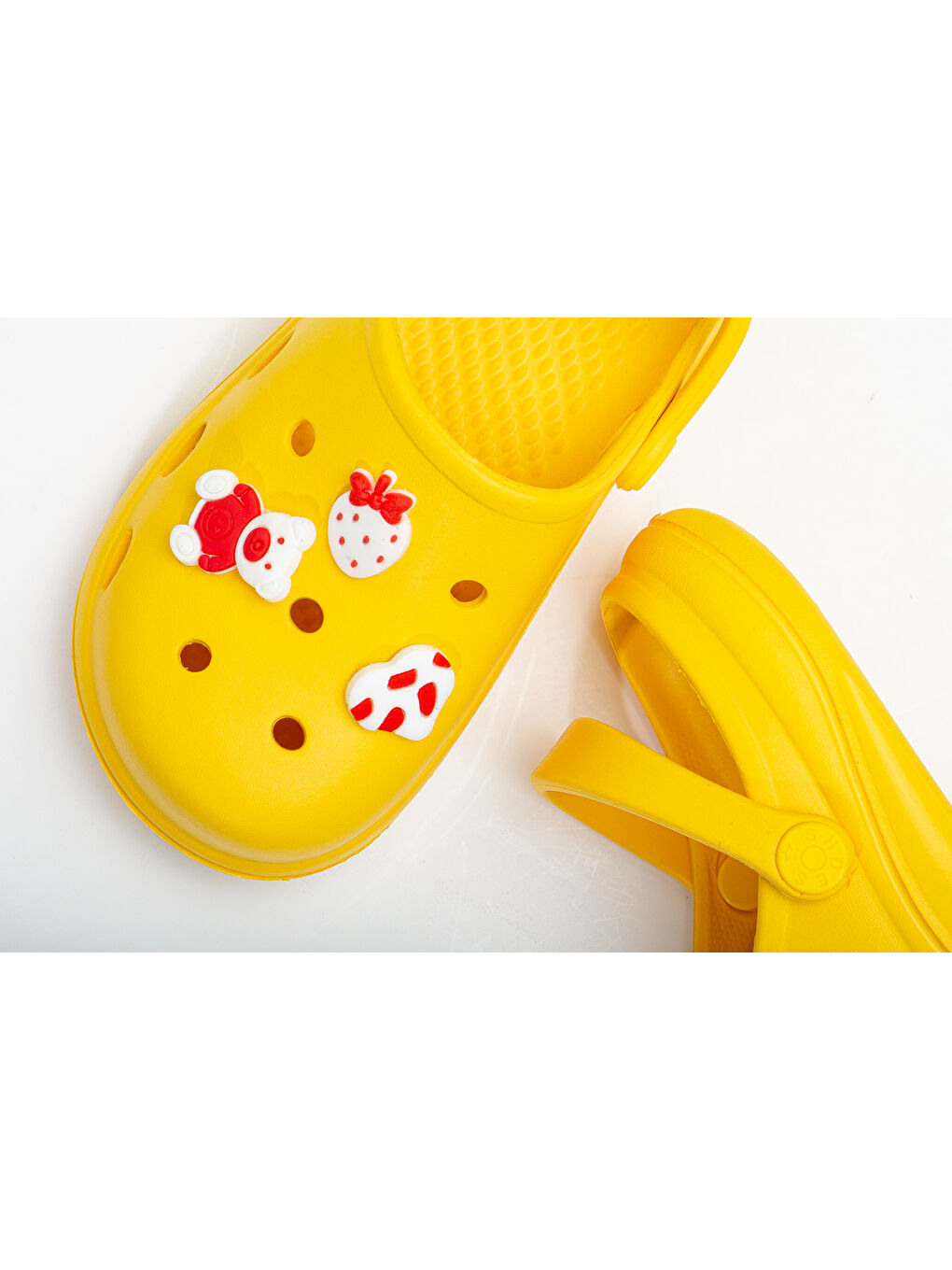 Sarı D303 Günlük Ortopedik Unisex Çocuk Terlik-5