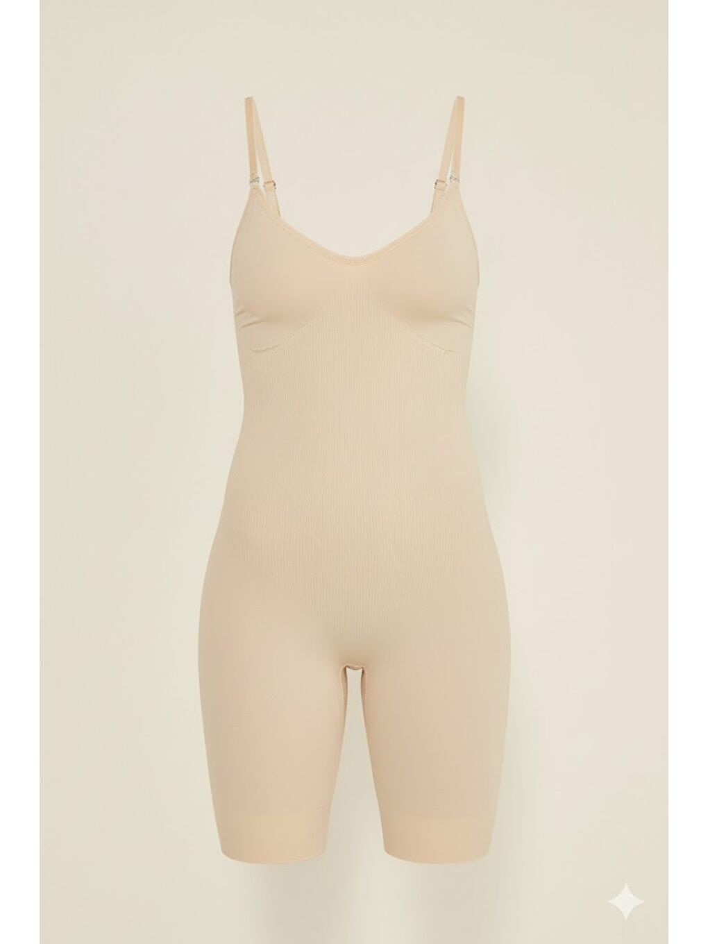 Bej C12071 İz Yapmayan Boxer Korse Ten