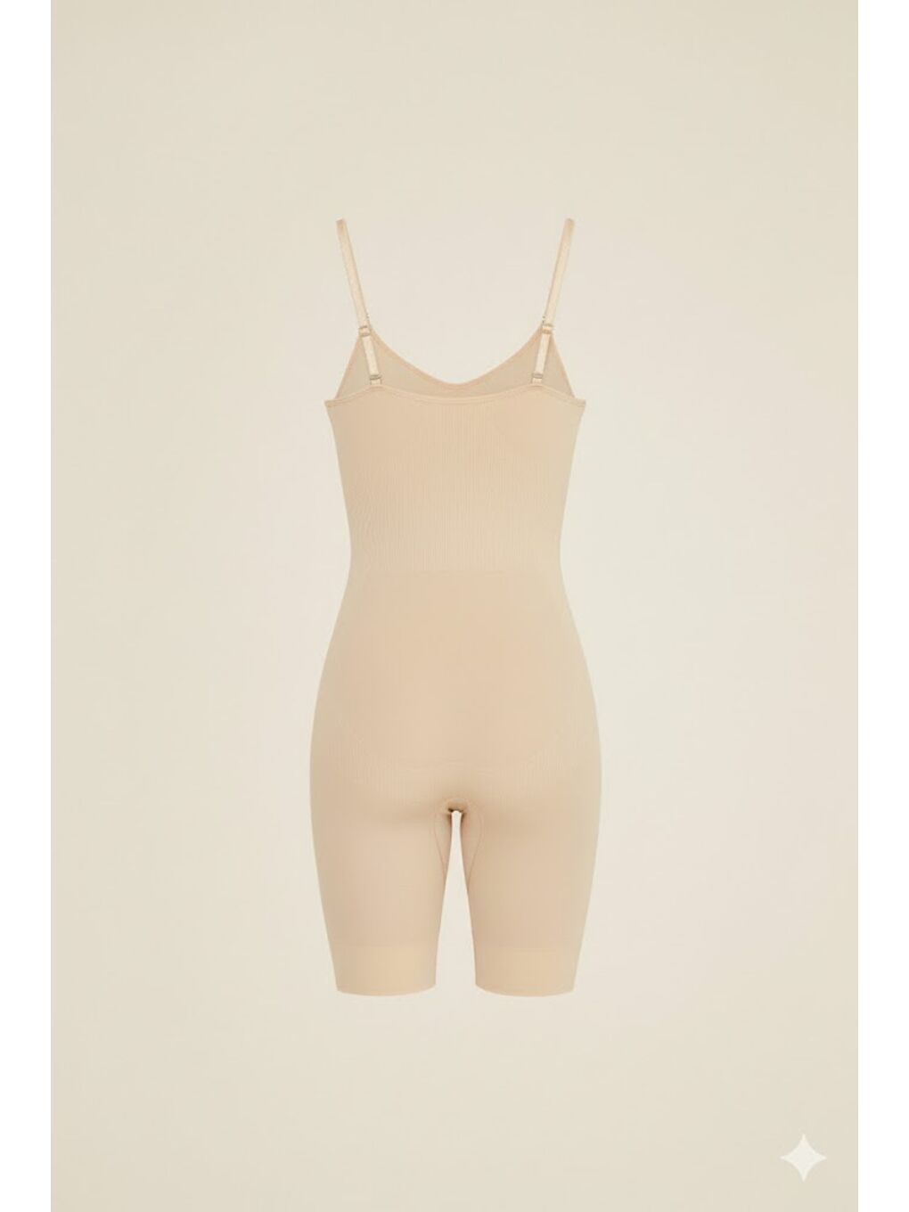 Bej C12071 İz Yapmayan Boxer Korse Ten-1