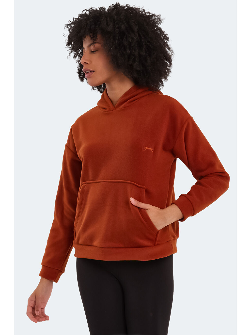 Kahverengi SASSA Kadın Polar Kiremit-2