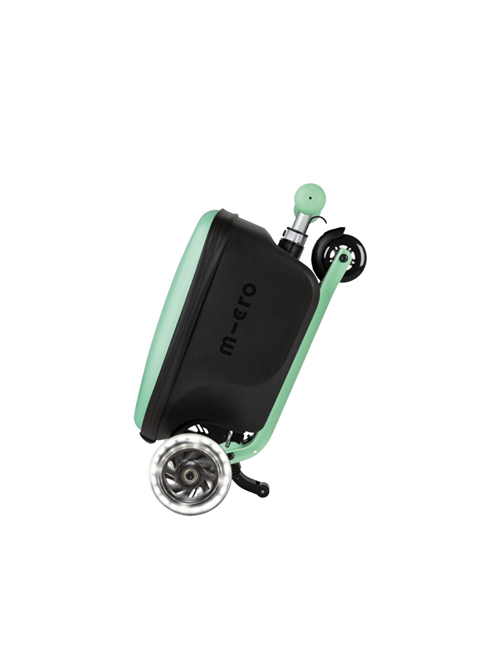 Yeşil Ride On Luggage Junior Scooter Bagaj Çanta Mint-3