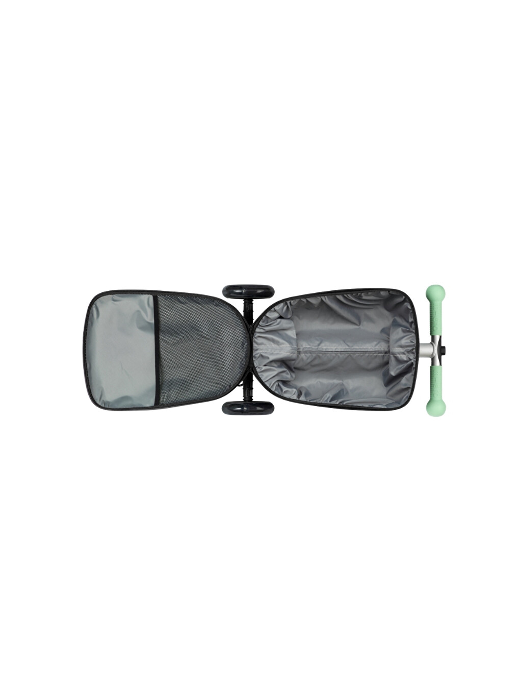Yeşil Ride On Luggage Junior Scooter Bagaj Çanta Mint-4