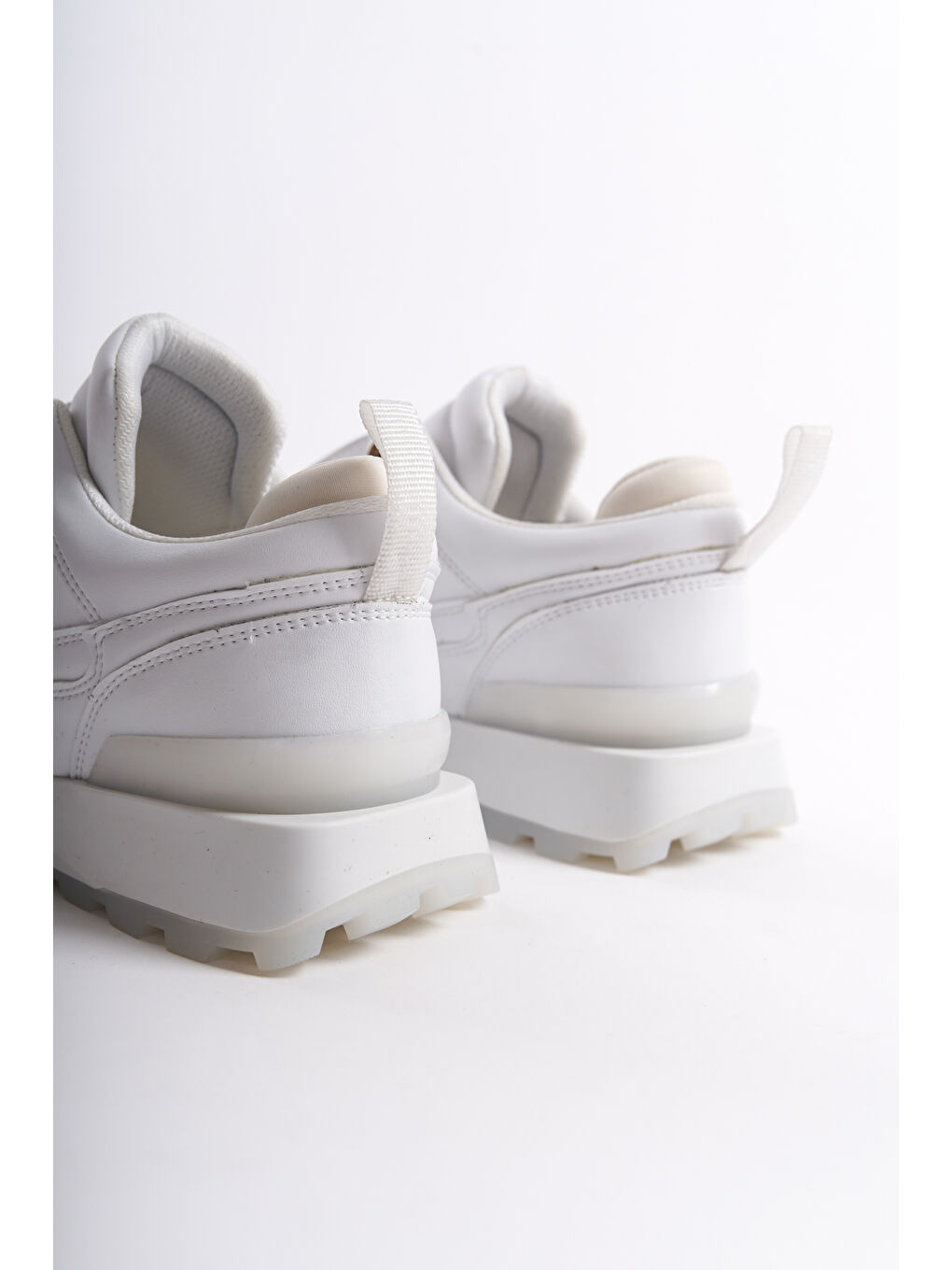 Beyaz D0852 Günlük Ortopedik Kadın Sneaker Spor Ayakkabı-5