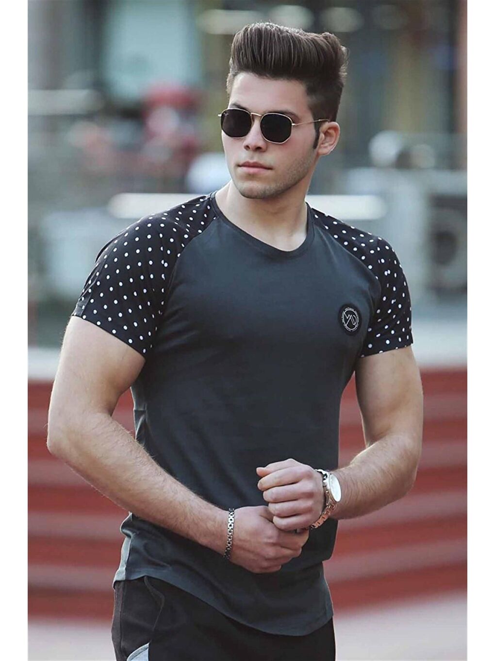 Basic Antrasit Tişört 3011