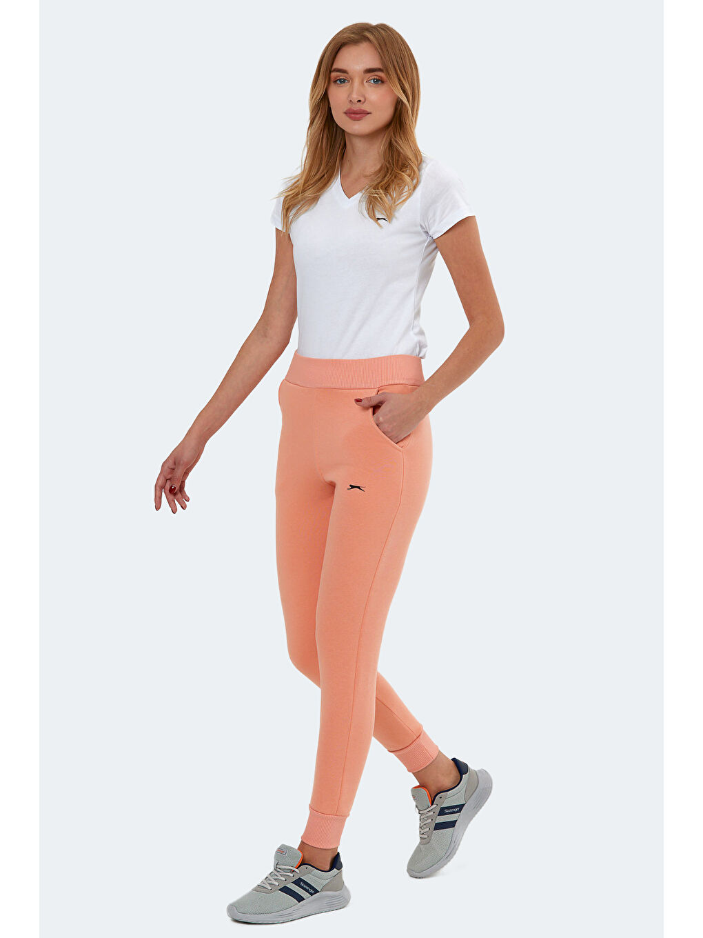 Pembe KLAUS Kadın Eşofman Altı Somon-4