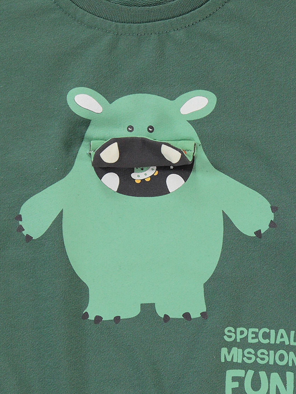 Boys Erkek Çocuk Sweatshirt 2-5 Yaş Soft Haki-2