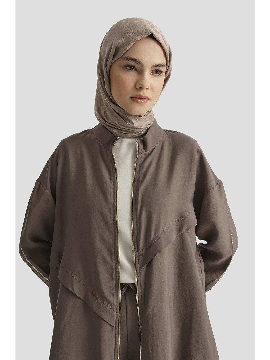 Bej Cupra Hırka 25Yd4225-1 Vizon-2