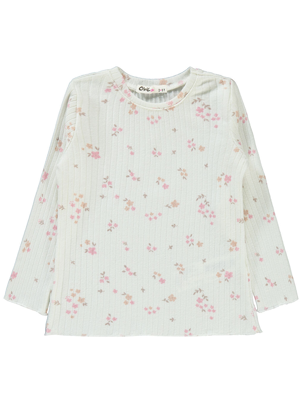 Girls Kız Çocuk Sweatshirt 2-5 Yaş Ekru