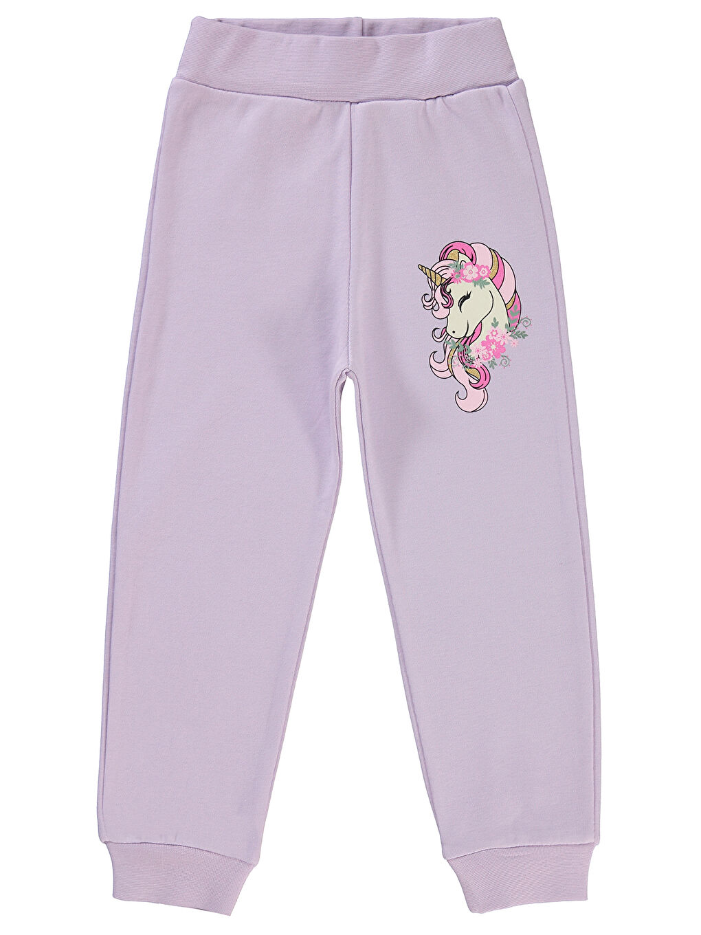 Mor Girls Kız Çocuk Eşofman Altı 2-5 Yaş Nazik Lavanta