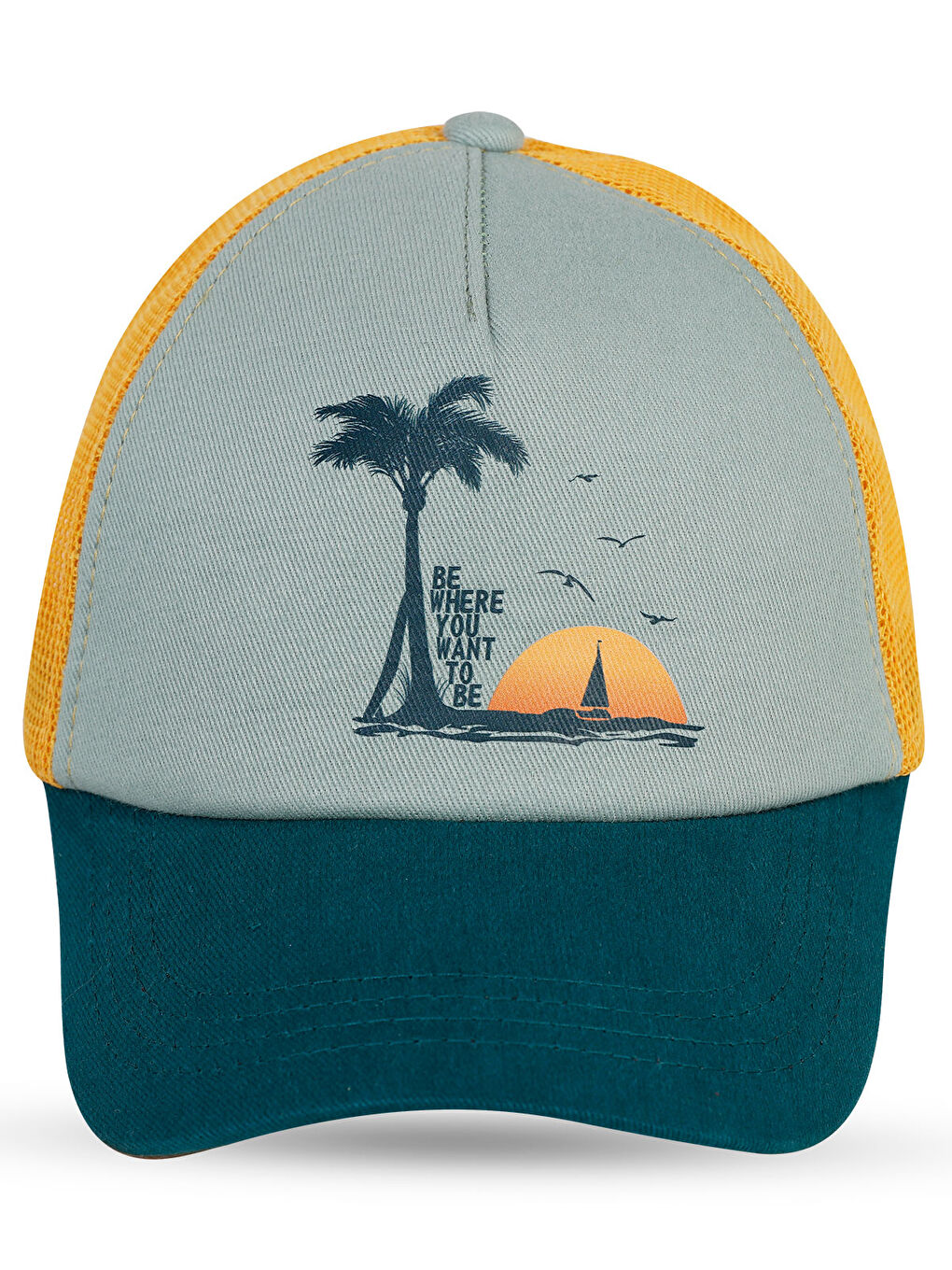 Boys Erkek Çocuk Şapka 6-9 Yaş Turuncu-1