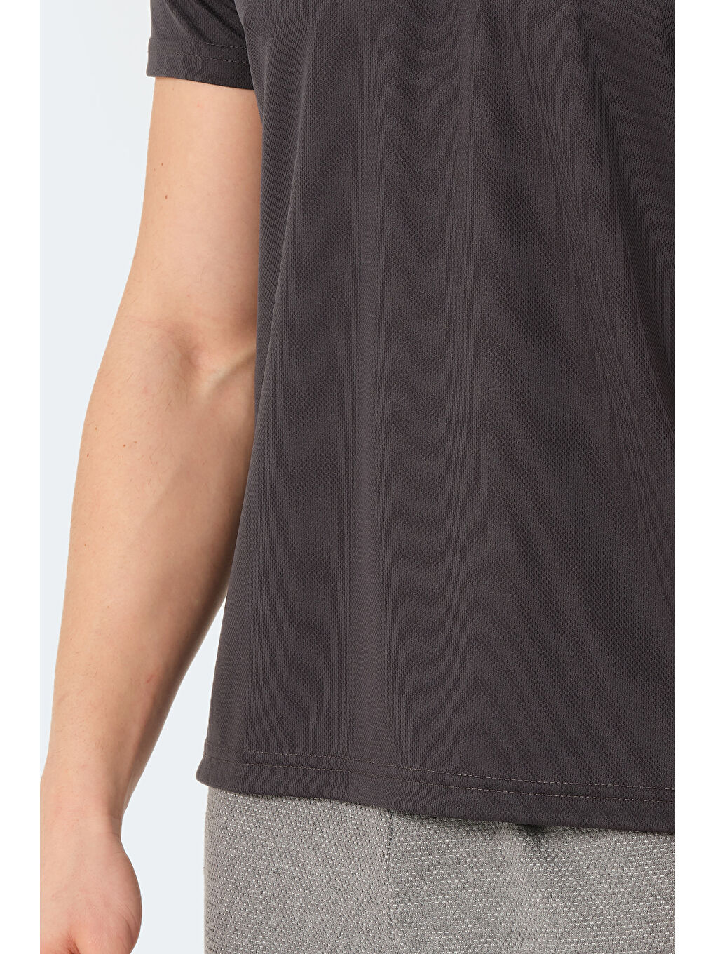Erkek Tişört Koyu Gri-6