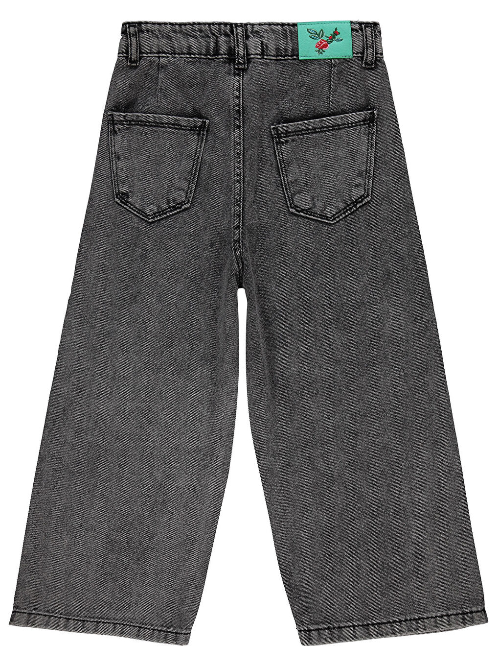 Gri Girls Kız Çocuk Pantolon 6-9 Yaş Füme-1