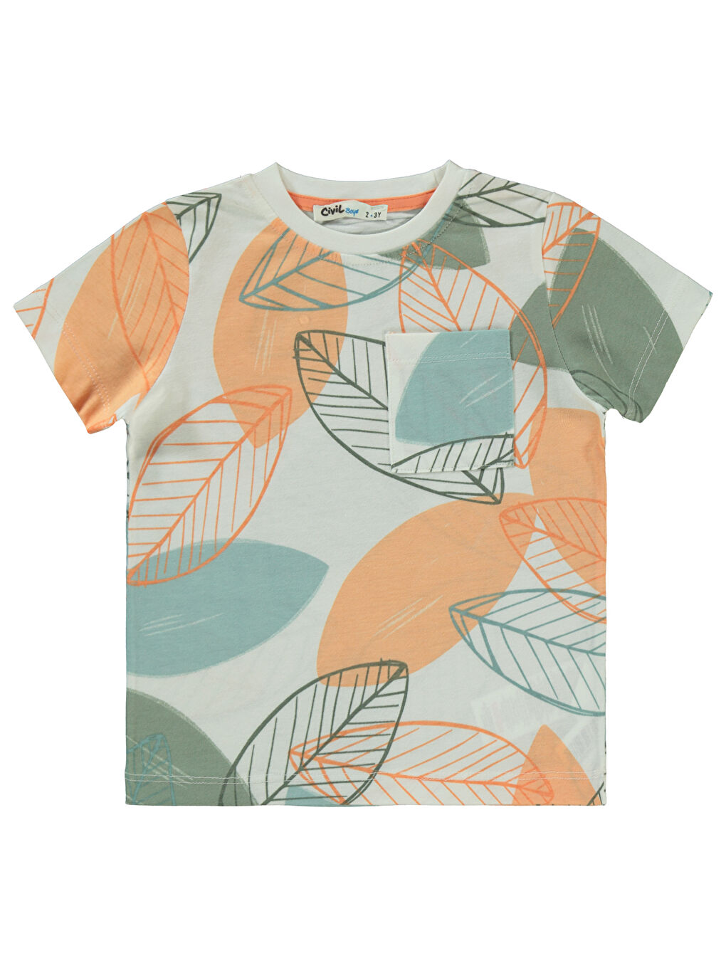 Boys Erkek Çocuk Tişört 2-5 Yaş Mercan