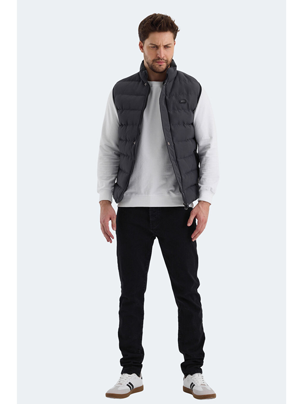 ZULA IN Erkek Şişme Antrasit Yelek