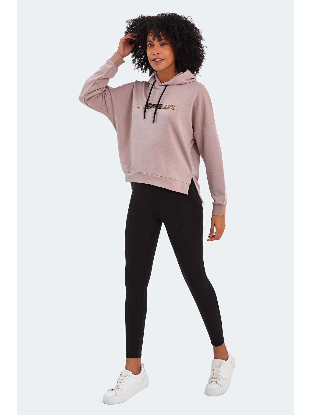 Bej MAGNET Kadın Sweatshirt Vizon-6