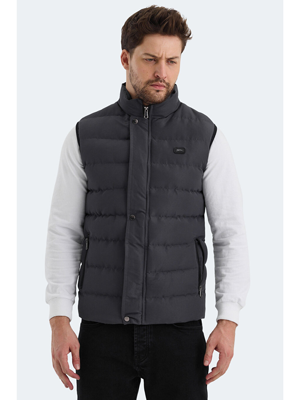 ZULA IN Erkek Şişme Antrasit Yelek-3