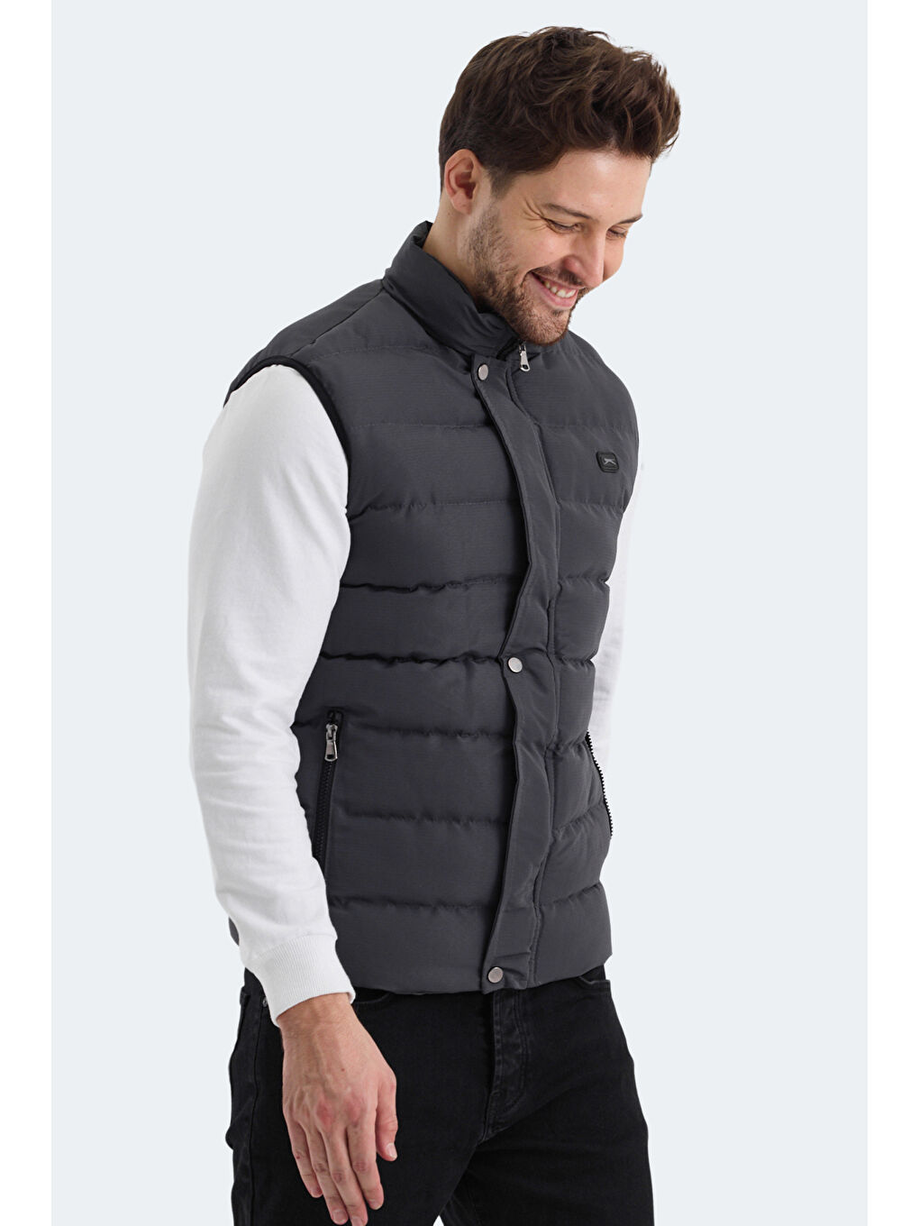 ZULA IN Erkek Şişme Antrasit Yelek-4