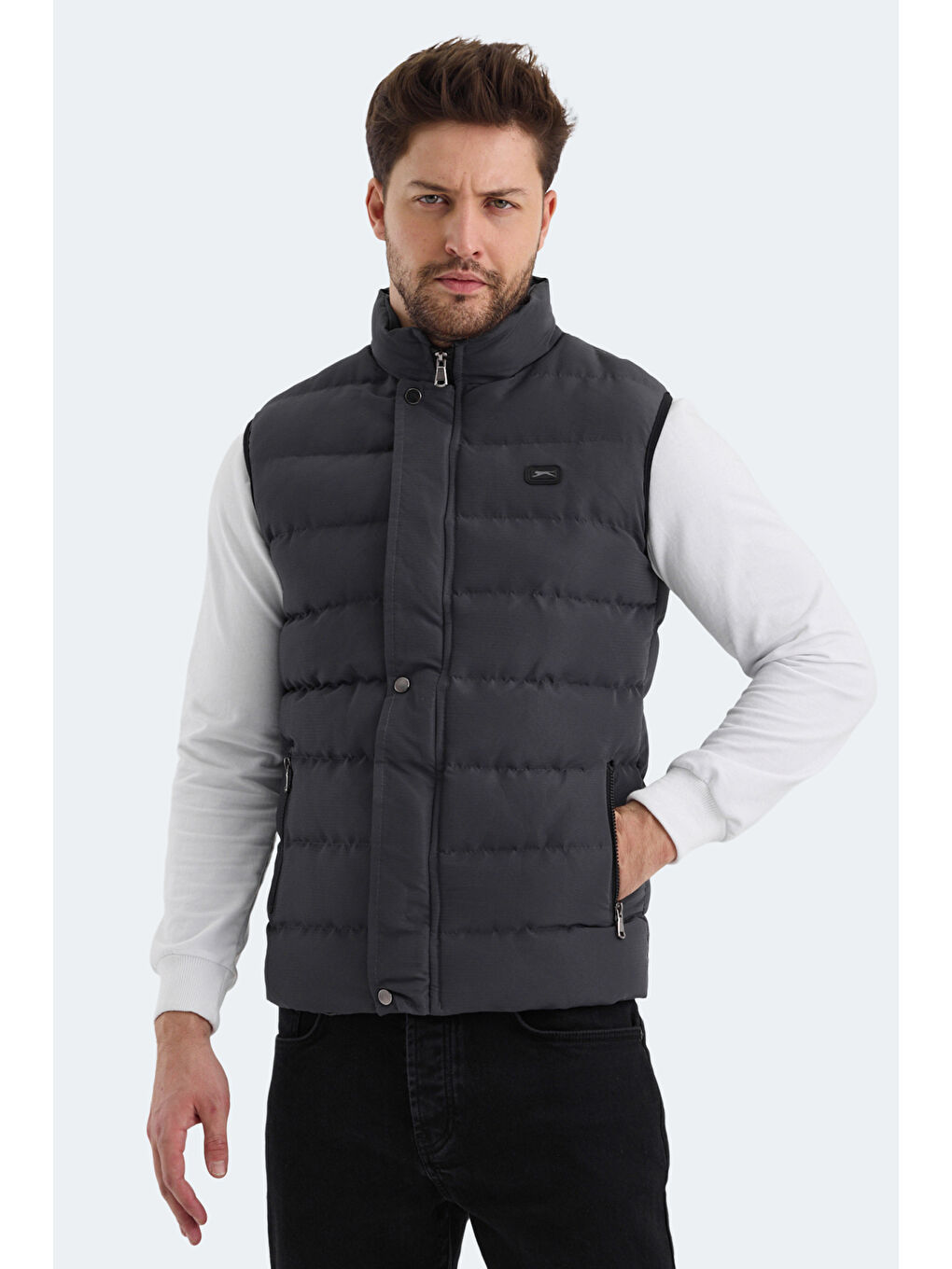 ZULA IN Erkek Şişme Antrasit Yelek-6