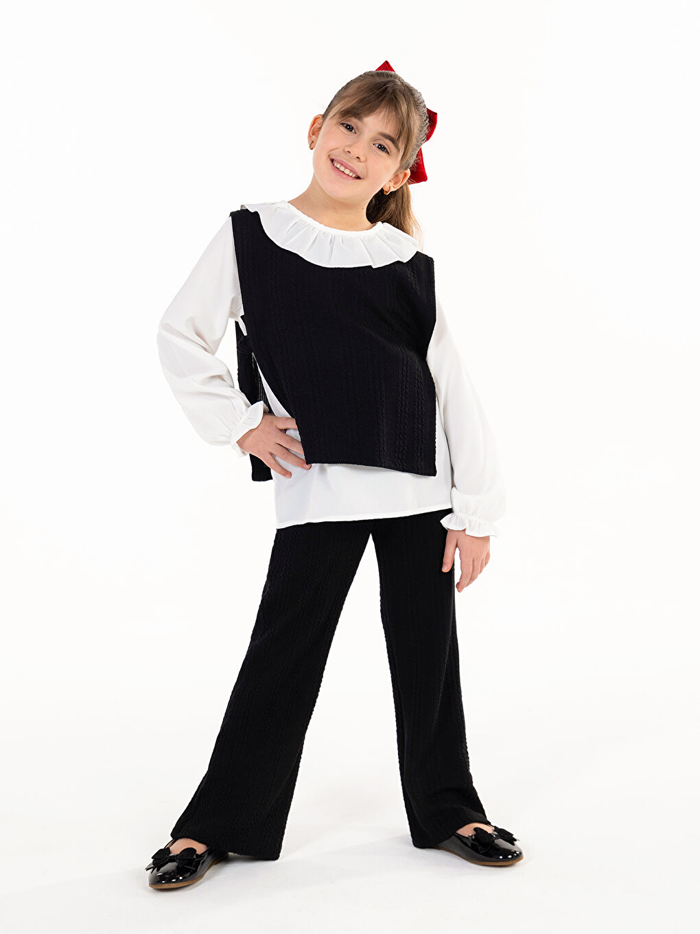 Girls Kız Çocuk Takım 6-9 Yaş Siyah