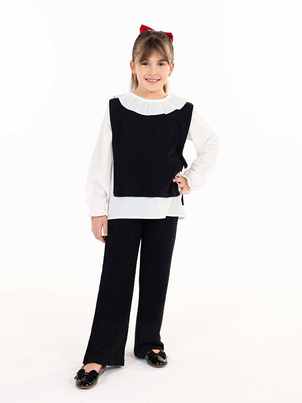 Girls Kız Çocuk Takım 6-9 Yaş Siyah-1