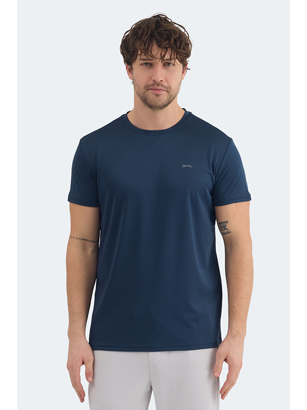 İndigo OMAR KTN Erkek Indigo Tişört