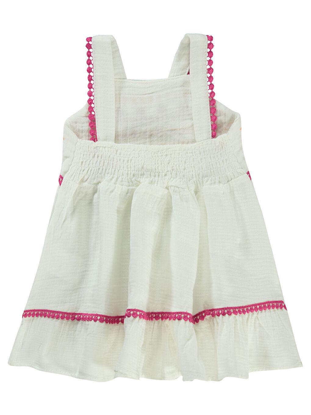 Baby Kız Bebek Elbise 6-18 Ay Ekru-1