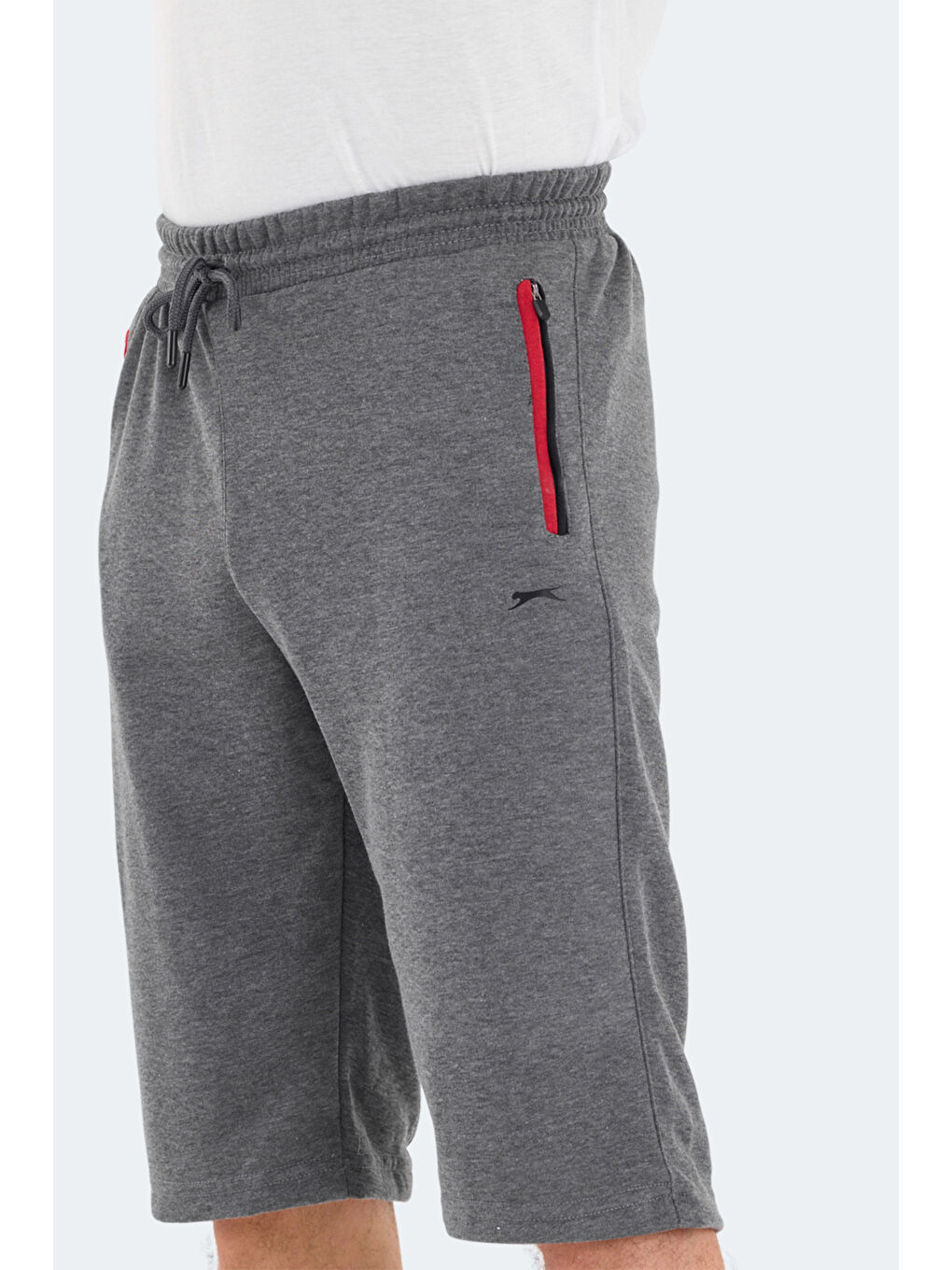 NEER Erkek Cepli Kapri Koyu Gri Şort-5