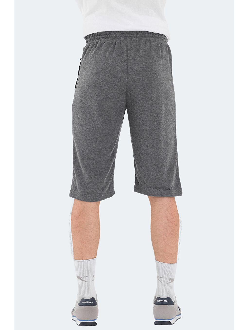 NEER Erkek Cepli Kapri Koyu Gri Şort-6