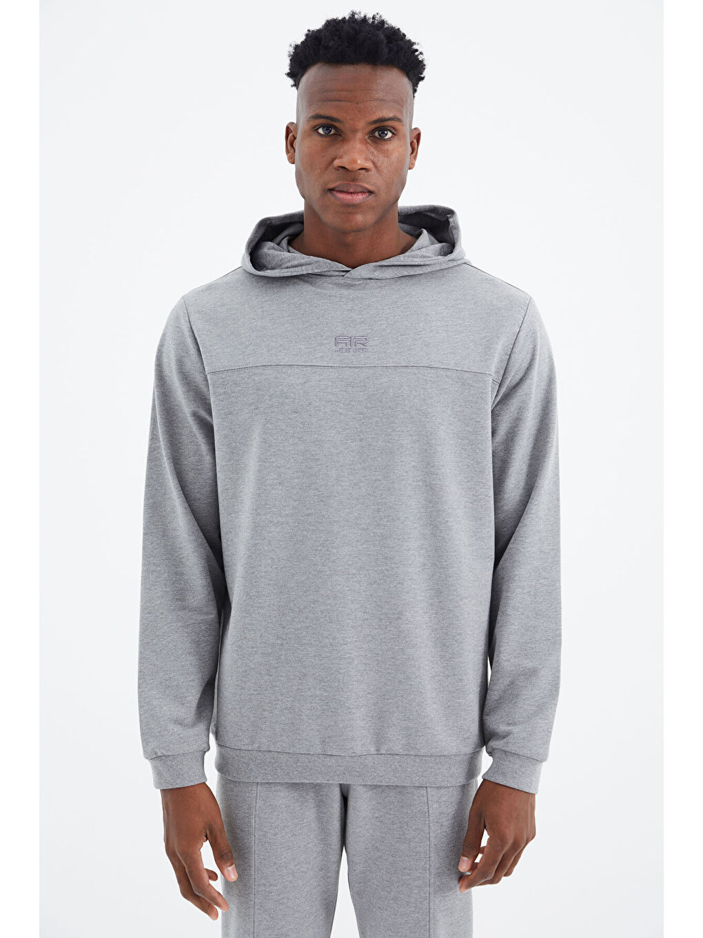 Kelvin Gri Melanj Kelvin Basic Erkek Eşofman Takım - 85230-3