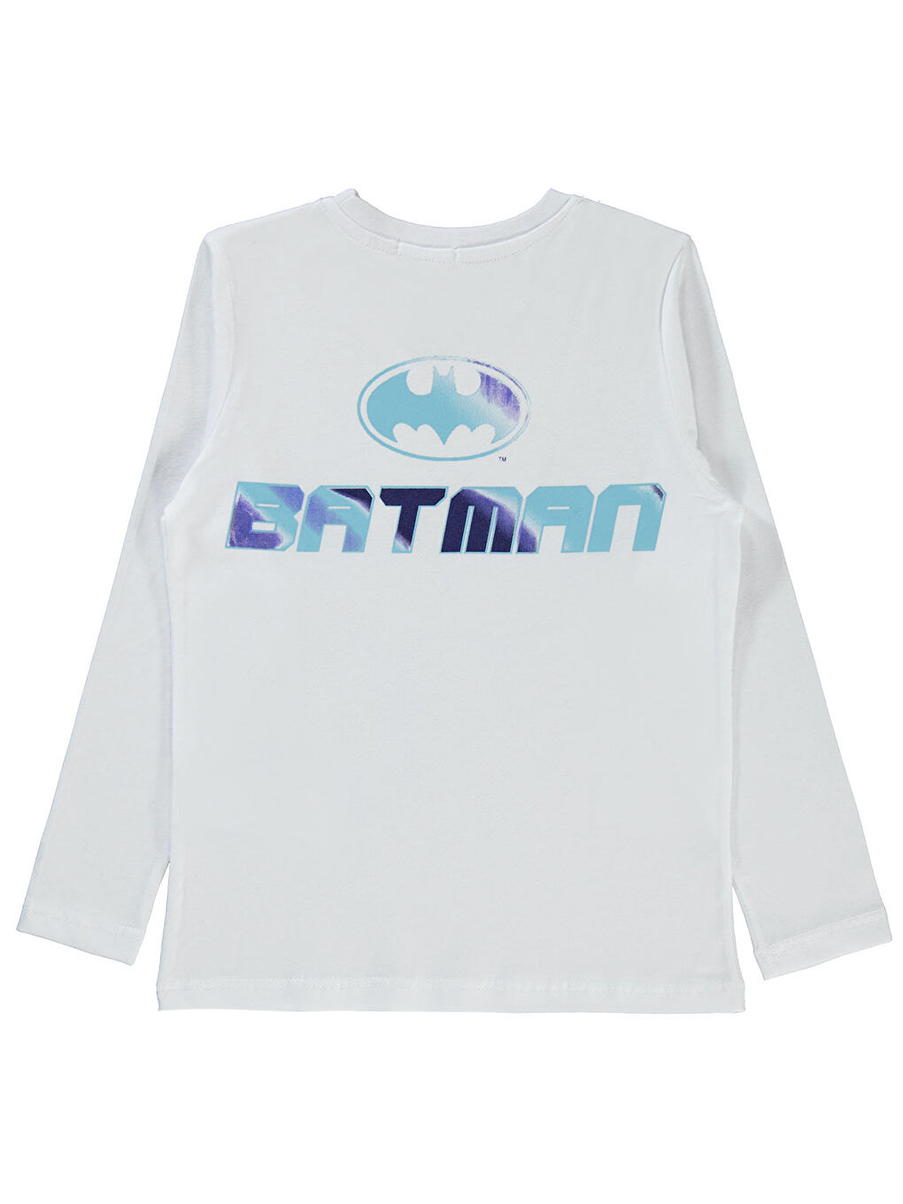 Batman Erkek Çocuk Sweatshirt 6-9 Yaş Beyaz-1