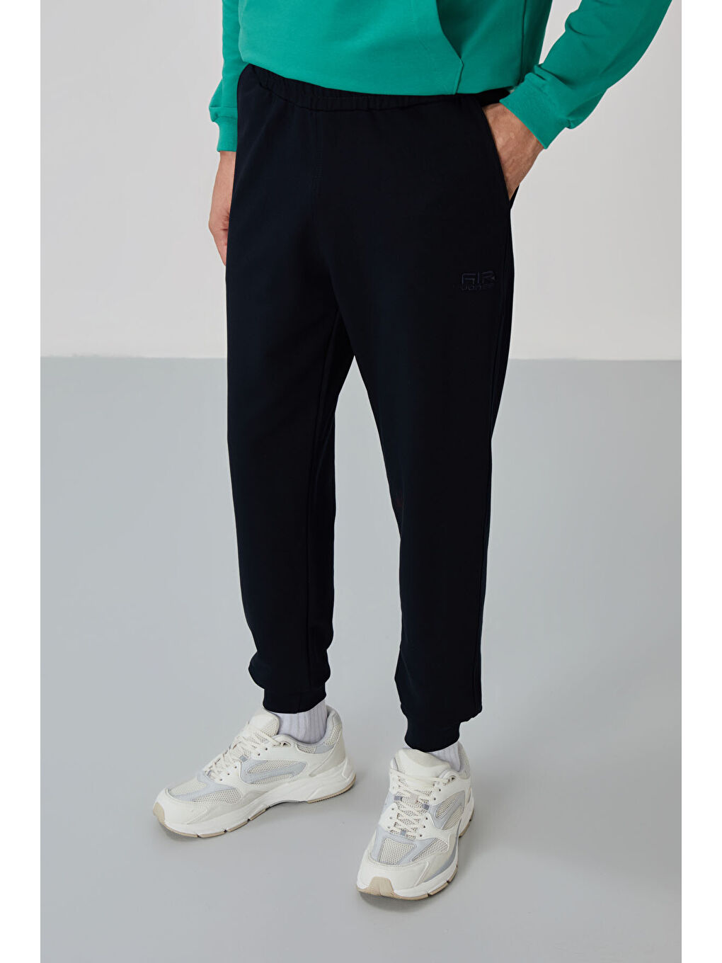 Herbert Deniz Yeşil - Lacivert  Dik Yaka Eşofman Takım - 85233-2