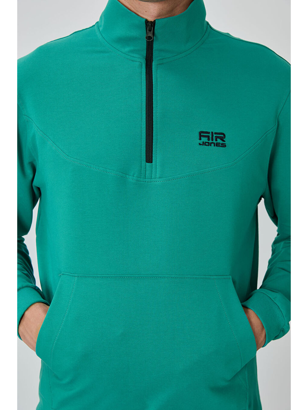 Herbert Deniz Yeşil - Lacivert  Dik Yaka Eşofman Takım - 85233-3