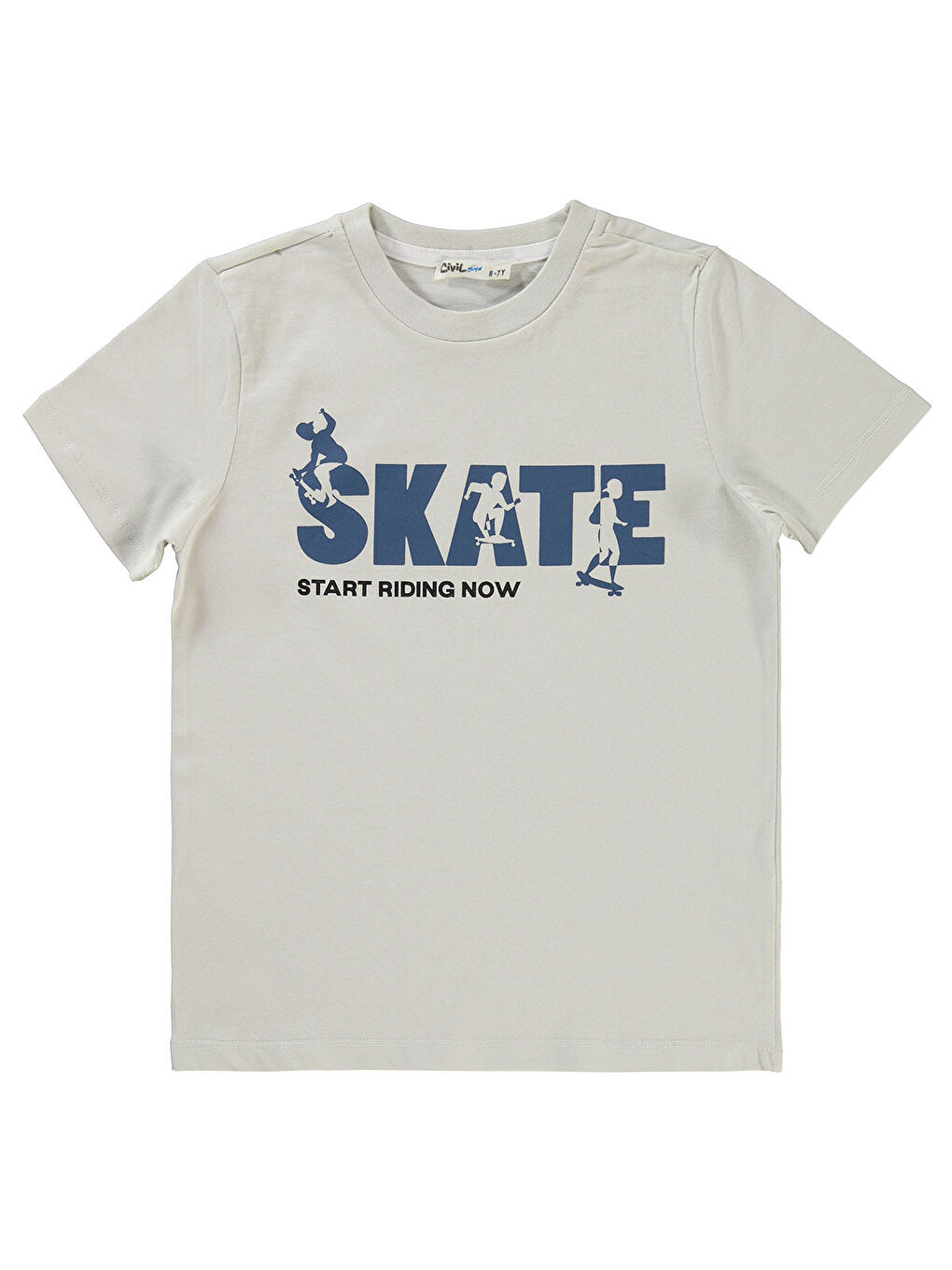 Boys Erkek Çocuk Tişörtlü Gömlek 6-9 Yaş İndigo-4