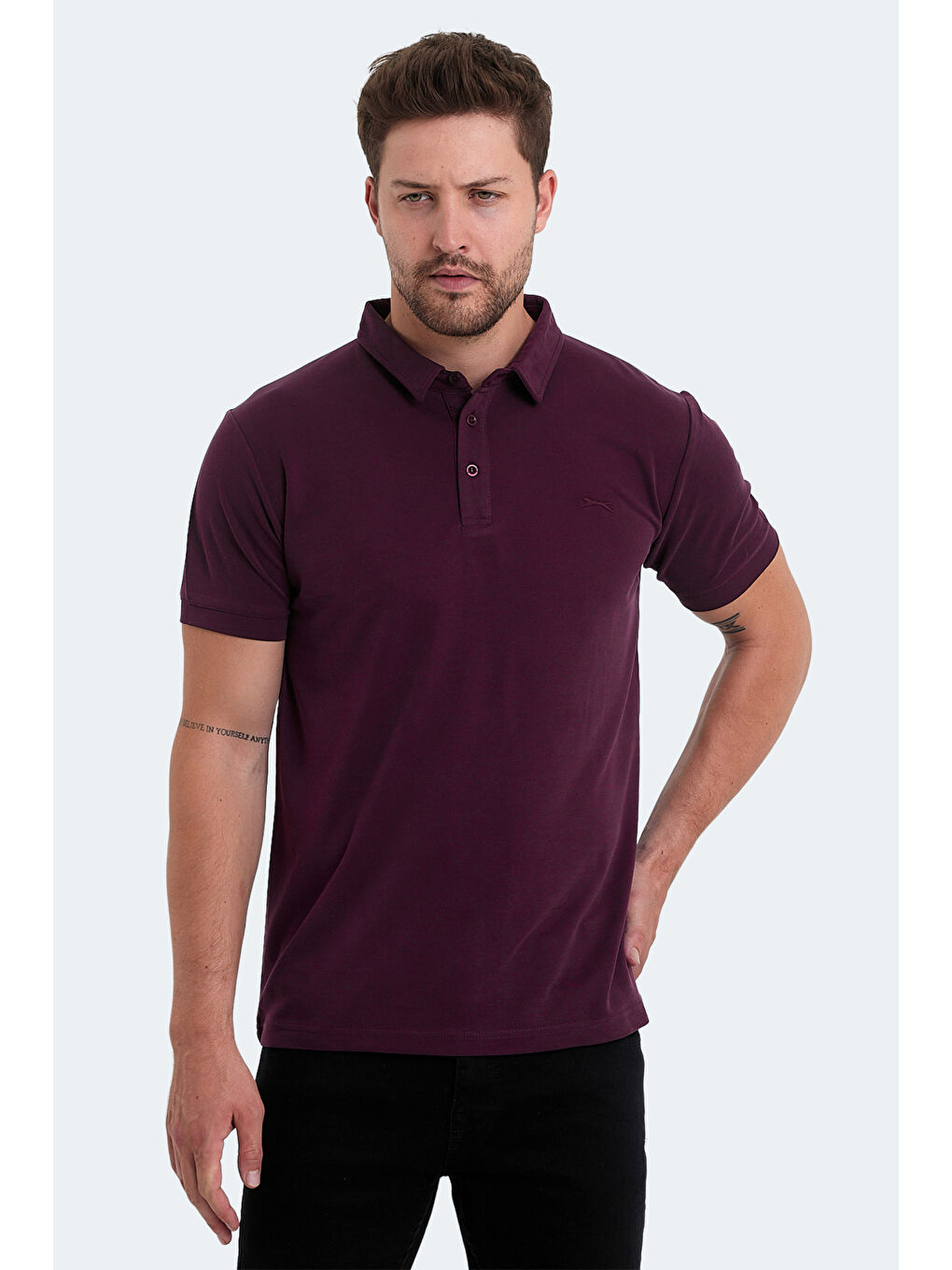 KUGGA Erkek Mürdüm Tişört