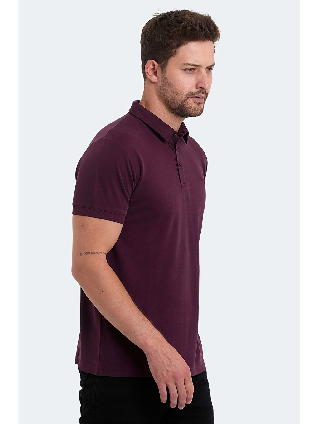 KUGGA Erkek Mürdüm Tişört-2