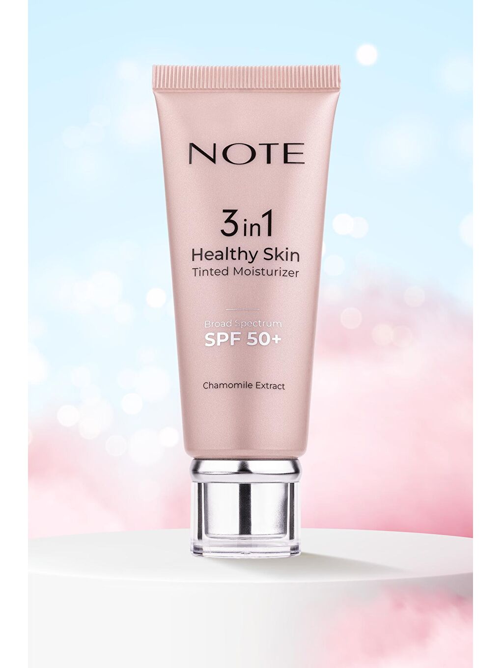 Note Cosmetique Ten 3 in 1 Healthy Skin Tinted Moisturizer Renk Ton Eşitleyici 50 SPF Aydınlatıcı Krem - 3