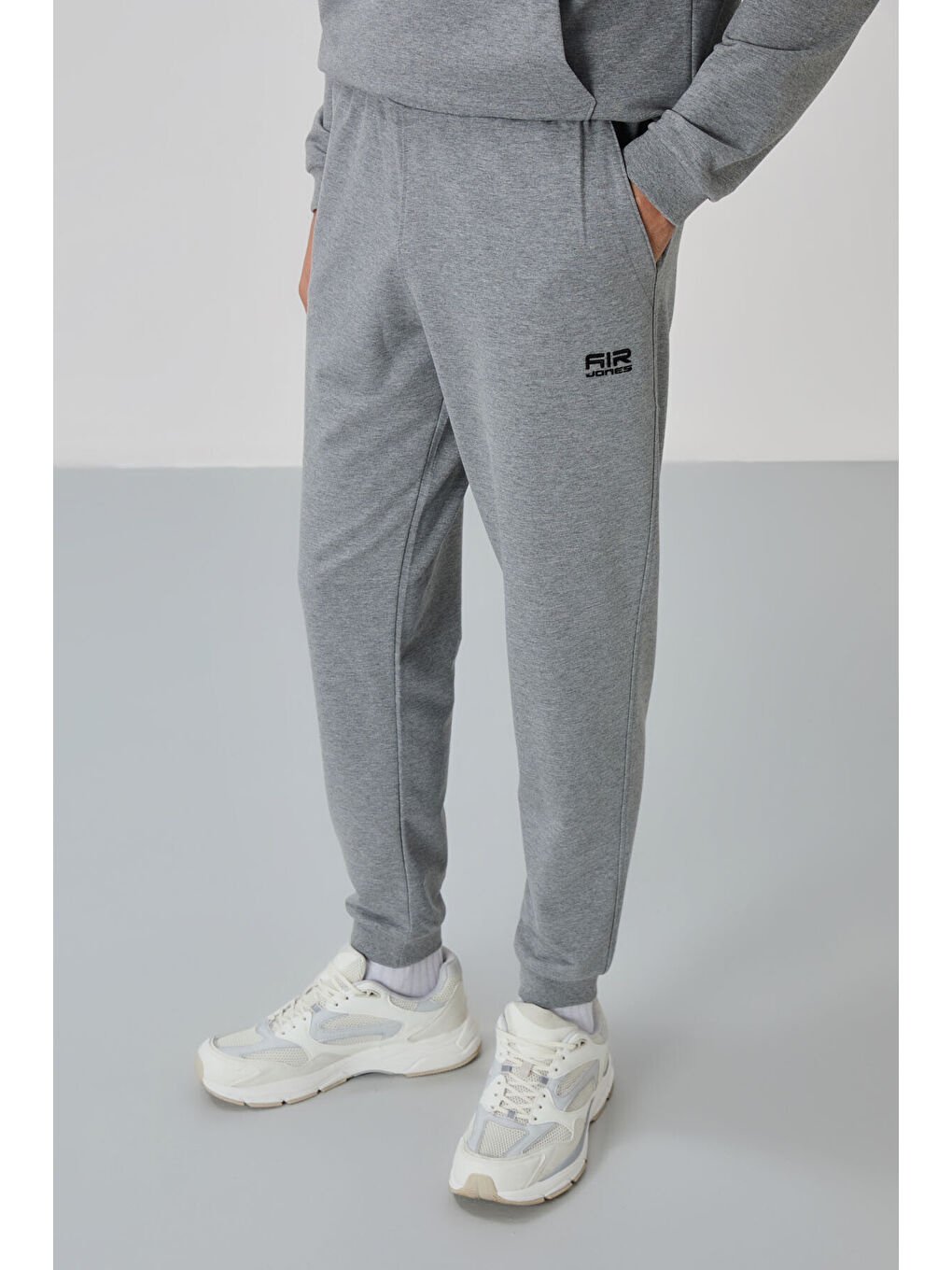 Herbert Gri Melanj  Dik Yaka Eşofman Takım - 85233-4