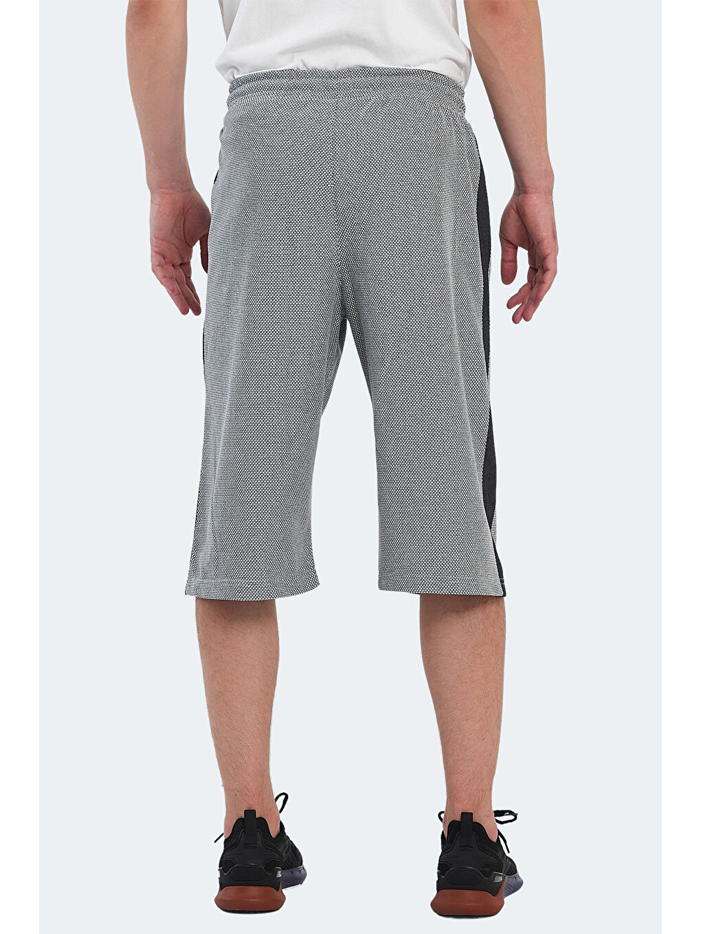 NARAYAN IN Erkek Cepli Kapri Gri Şort-4