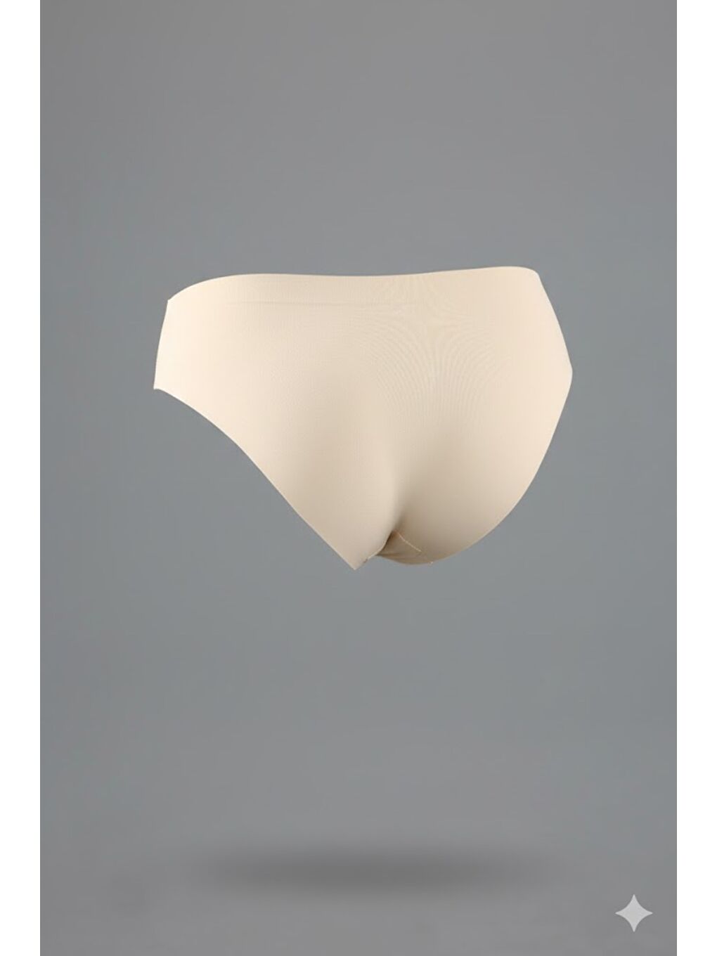 Bej Kaymaz Bel Lazer Slip Külot C19203 Ten-1